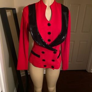 Vintage double breasted blazer top
